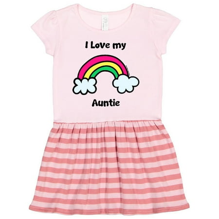 Inktastic I Love my Auntie Gift Toddler Girl Dress
