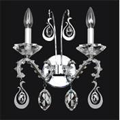 Allegri by Kalco Lighting 023520-010-FR001 Torrelli 2 Light Wall Bracket in Chro