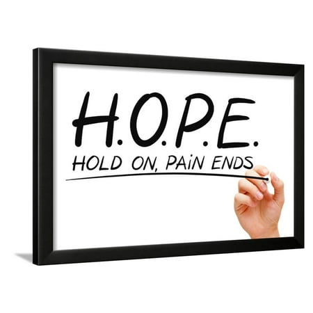 Hope Concept Framed Print Wall Art By Ivelin Radkov
