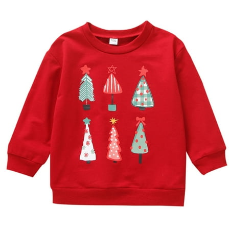 Rovga Toddler Boys Girls Christmas Cartoon Tree Prints Long Sleeve Warm Pullover Sweatshirt Tops Clothes Fashion Kids Clothing
Rovga Toddler Boys Girls Christmas Cartoon Tree Prints Long Sleeve Warm Pullover Sweatshirt Tops Clothes Fashion Kids Clothing