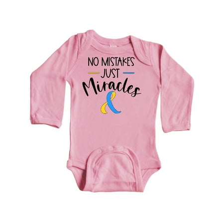 Inktastic No Mistakes Just Miracles Down Syndrome Awareness Gift Baby Boy or Baby Girl Long Sleeve Bodysuit
Inktastic No Mistakes Just Miracles Down Syndrome Awareness Gift Baby Boy or Baby Girl Long Sleeve Bodysuit