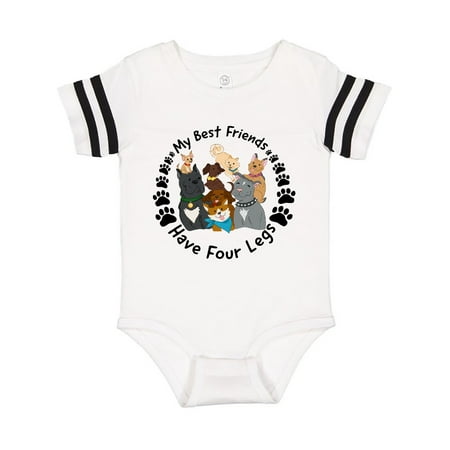 Inktastic My Best Friends Have 4 Legs with Cute Dog Family Gift Baby Boy or Baby Girl Bodysuit
Inktastic My Best Friends Have 4 Legs with Cute Dog Family Gift Baby Boy or Baby Girl Bodysuit
