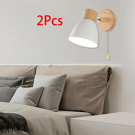 2x Modern Wall Lamp Creative Sconce Adjustable Light with Pull Cord Switch for Home Living Room Bedroom Kitchen Decor White
2x Modern Wall Lamp Creative Sconce Adjustable Light with Pull Cord Switch for Home Living Room Bedroom Kitchen Decor White