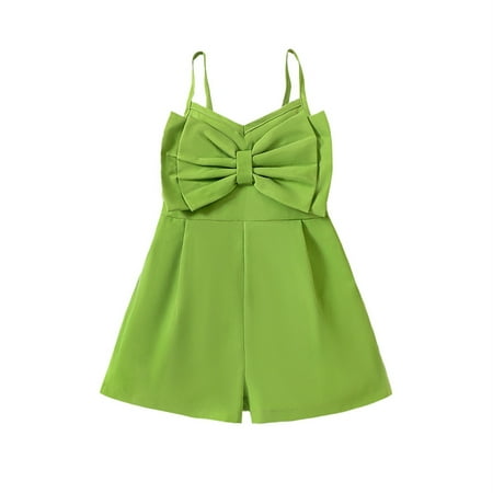 Toddler Girl Summer Jumpsuit Camisole Solid Color Green Jumpsuit Cute Summer Short Suit Newborn Infant Child Clothing Streetwear Kids Dailywear Outwear
Toddler Girl Summer Jumpsuit Camisole Solid Color Green Jumpsuit Cute Summer Short Suit Newborn Infant Child Clothing Streetwear Kids Dailywear Outwear