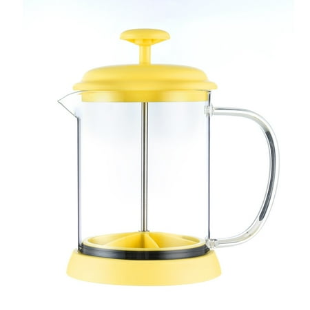 French Press Coffee & Tea Maker 304 Stainless Steel Heat Resistant Borosilicate Glass Coffee Press Durable Easy Clean BPA Free 20oz
French Press Coffee & Tea Maker 304 Stainless Steel Heat Resistant Borosilicate Glass Coffee Press Durable Easy Clean BPA Free 20oz