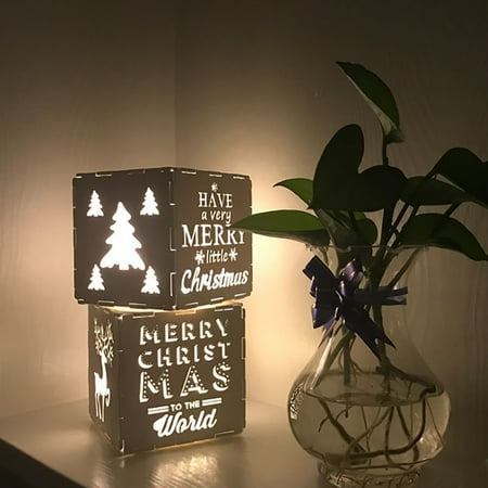 TUOBARR Christmas Decoration LED Wooden Box Creative Shape Small Night Light Christmas Room Decoration
TUOBARR Christmas Decoration LED Wooden Box Creative Shape Small Night Light Christmas Room Decoration