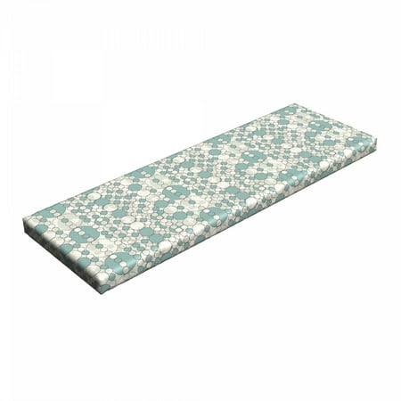 Retro Bench Pad Abstract Circles Linked Round Geometric Forms in Soft Faded Tones Artwork HR Foam Cushion with Decorative Fabric Cover 45 x 15 x 2 Almond Green White by Ambesonne
Retro Bench Pad Abstract Circles Linked Round Geometric Forms in Soft Faded Tones Artwork HR Foam Cushion with Decorative Fabric Cover 45 x 15 x 2 Almond Green White by Ambesonne