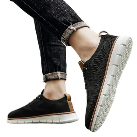 SUNHUFA Men Mesh Walking Shoes Casual Running Shoes Breathable for Sports (Black 48)
SUNHUFA Men Mesh Walking Shoes Casual Running Shoes Breathable for Sports (Black 48)