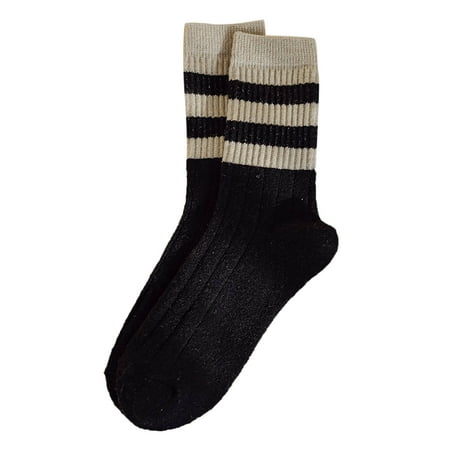 Autumn And Winter Striped Ccolor Matching Thickened Warm Mid Tube Wool Socks Women Thick Socks
Autumn And Winter Striped Ccolor Matching Thickened Warm Mid Tube Wool Socks Women Thick Socks