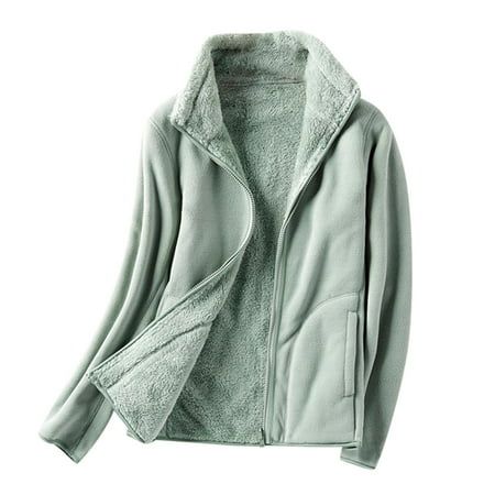 Women Fleece Lined Jacket Long Sleeve Solid Outwear Lapel Collar Warm Winter Hooded Sweatshirt Tops Shorts Coats
Women Fleece Lined Jacket Long Sleeve Solid Outwear Lapel Collar Warm Winter Hooded Sweatshirt Tops Shorts Coats