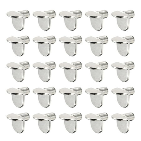 Shelf Support Peg 5mm L-Shaped Support Cabinet Shelf Bracket Peg for Kitchen Furniture Book Shelve Supplies 50pcs