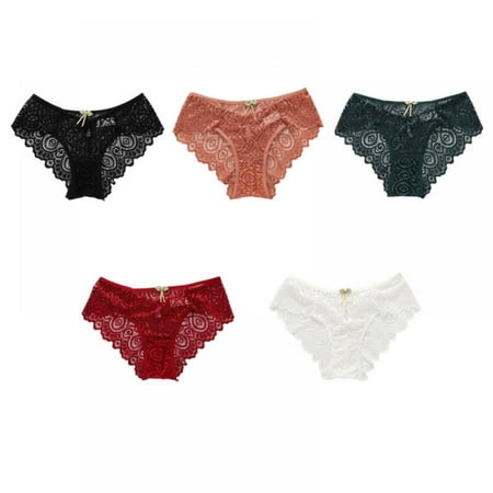 Ladie s Transparent Bow T-pants Back Waterdrop Hollow Out Design Charming Panties Women s Mid-rise Full Lace Comfortable Briefs(5-Packs)
Ladie s Transparent Bow T-pants Back Waterdrop Hollow Out Design Charming Panties Women s Mid-rise Full Lace Comfortable Briefs(5-Packs)
