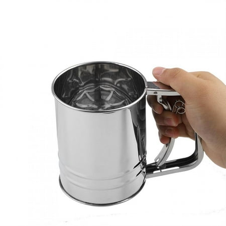 Ymiko Flour Sifter Flour Strainer Stainless Steel Material Kitchen For Baking Cooking Cake
Ymiko Flour Sifter Flour Strainer Stainless Steel Material Kitchen For Baking Cooking Cake