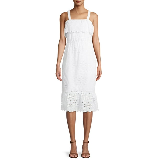 Time and Tru Women's Eyelet Dress