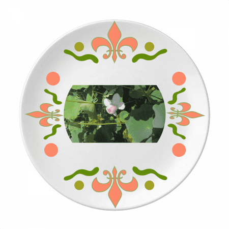 Lotus Summer Art Deco Fashion Flower Ceramics Plate Tableware Dinner Dish