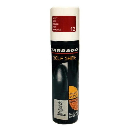 Tarrago Self Shine Liquid Shoe Polish w/Applicator 75ml Red #12