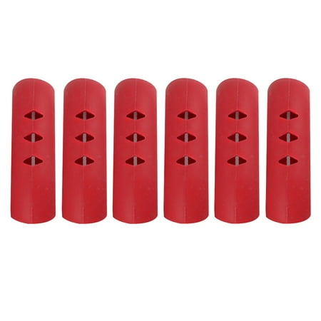 6pcs Anti-scald Pot Ear Sleeves Pot Handle Covers Pot Ear Protective Sleeves