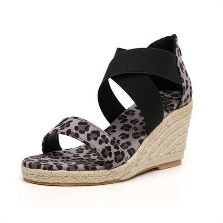 Womens Platform Wedge Sandals Ankle Strappy Open Toe Slingback High Heel Summer Sandals
Womens Platform Wedge Sandals Ankle Strappy Open Toe Slingback High Heel Summer Sandals