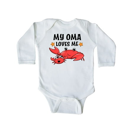 Inktastic My Oma Loves Me- cute crab family Gift Baby Boy or Baby Girl Long Sleeve Bodysuit
Inktastic My Oma Loves Me- cute crab family Gift Baby Boy or Baby Girl Long Sleeve Bodysuit