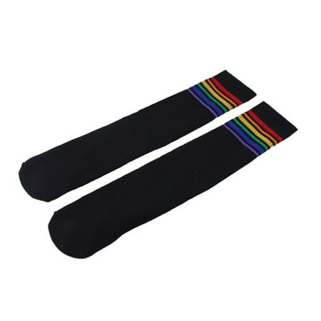 BELLZELY Clearance Thigh High Socks Over Knee Rainbow Stripe Girls Football Sport Socks Black White
BELLZELY Clearance Thigh High Socks Over Knee Rainbow Stripe Girls Football Sport Socks Black White