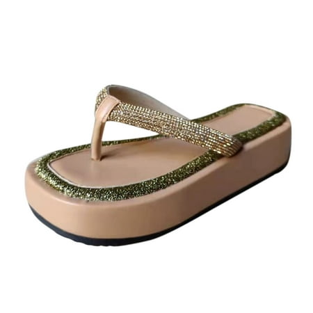 Mackneog Round Glossy Tow Women s Flip-Flops Toe Beach Rhinestone Platform Women s slipper Gift on Clearance
Mackneog Round Glossy Tow Women s Flip-Flops Toe Beach Rhinestone Platform Women s slipper Gift on Clearance