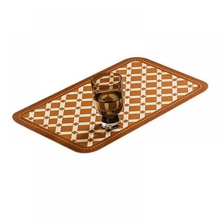 Retro Luxury Leather Placemat Table Pad Household Waterproof Oil-Proof Anti-Slip Polygon Heat Resistant Pad Table Mats 15.7x11.8
Retro Luxury Leather Placemat Table Pad Household Waterproof Oil-Proof Anti-Slip Polygon Heat Resistant Pad Table Mats 15.7x11.8