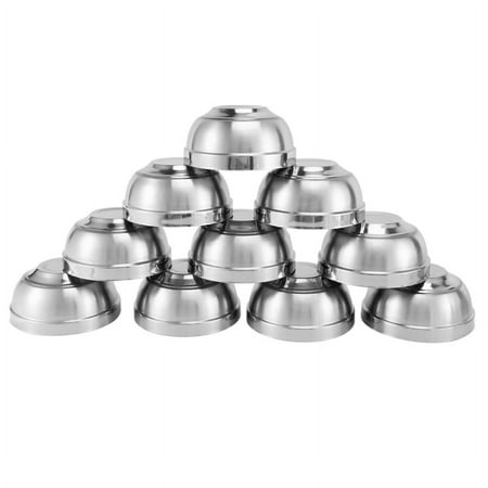 ckepdyeh Stainless Steel Bowl Stainless Steel Mixing Bowls 10 Pack Double Walled Insulated Metal Snack Nesting Bowl Set 4.7 inch
ckepdyeh Stainless Steel Bowl Stainless Steel Mixing Bowls 10 Pack Double Walled Insulated Metal Snack Nesting Bowl Set 4.7 inch