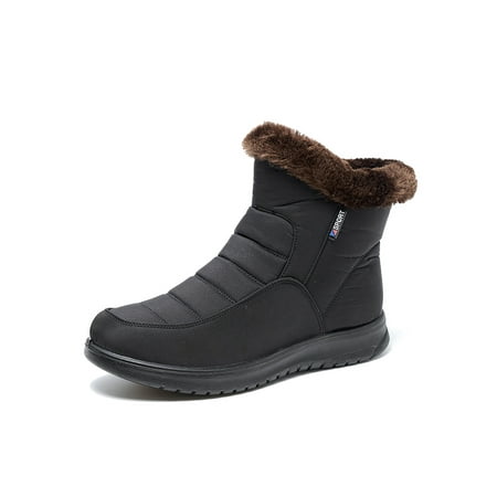 Woobling Women Slip Resistant Snow Boots Low Calf Booties Walking Plush Lined Boot Black 8
Woobling Women Slip Resistant Snow Boots Low Calf Booties Walking Plush Lined Boot Black 8
