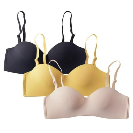 Female Summer Thin Bra Dress Wild Bra Women Bralette 1/2 Cup Bra Back Closure Bra Adjustable Strap Bra Strapless Bra Wire Free Bra Thin Mold Cup Bra Two Wear Bra 3pcs
Female Summer Thin Bra Dress Wild Bra Women Bralette 1/2 Cup Bra Back Closure Bra Adjustable Strap Bra Strapless Bra Wire Free Bra Thin Mold Cup Bra Two Wear Bra 3pcs