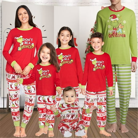 MLFU Christmas Pajamas For Family Baby Toddler Kids Men Women Sleepwear Sets Long Sleeve
MLFU Christmas Pajamas For Family Baby Toddler Kids Men Women Sleepwear Sets Long Sleeve