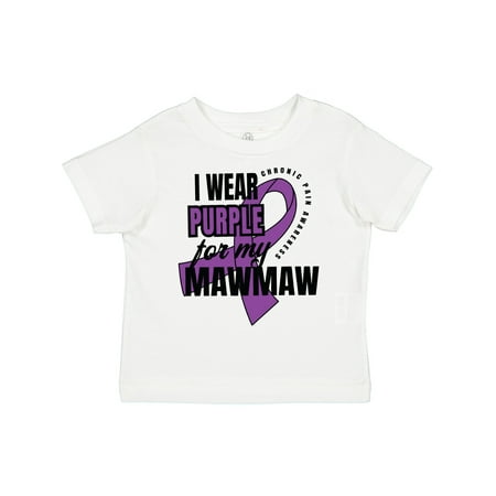 Inktastic Chronic Pain I Wear Purple for My Mawmaw Gift Toddler Boy or Toddler Girl T-Shirt
Inktastic Chronic Pain I Wear Purple for My Mawmaw Gift Toddler Boy or Toddler Girl T-Shirt