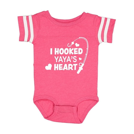 Inktastic I Hooked Yaya s Heart with Fishing Rod Gift Baby Boy or Baby Girl Bodysuit
Inktastic I Hooked Yaya s Heart with Fishing Rod Gift Baby Boy or Baby Girl Bodysuit