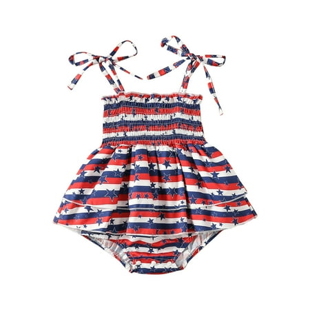 Baby Girls Bodysuits Toddler Kids 4Th Of July Strap Star Sleeveless Independence Day Shorts Romper Jumpsuit Cloths
Baby Girls Bodysuits Toddler Kids 4Th Of July Strap Star Sleeveless Independence Day Shorts Romper Jumpsuit Cloths