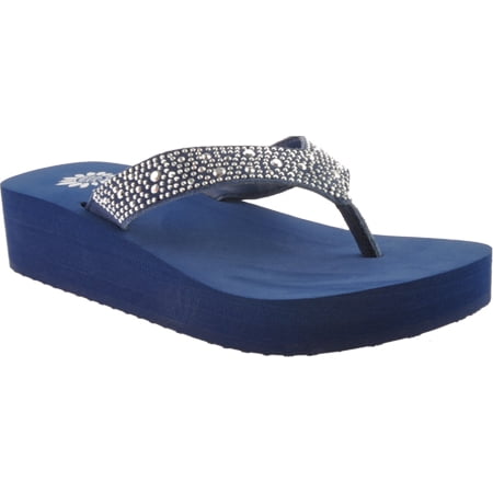 Yellow Box Women s Africa Flip-Flop Wedge Sandals
