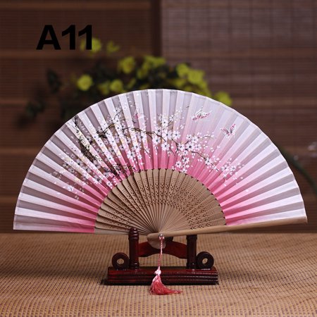 Erqing Laughing Fan Silk Female Fan Silk Lady Folding Fan Cherry Blossom Bamboo Fan and Wind Folding Fan
Erqing Laughing Fan Silk Female Fan Silk Lady Folding Fan Cherry Blossom Bamboo Fan and Wind Folding Fan