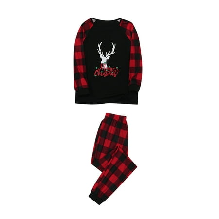 AnuirheiH Parent-child Wear Pjs Women Merry Christmas Cartoon Pajamas Plaid Family Matching Xmas Sleepwear Set Clearance Under $10
AnuirheiH Parent-child Wear Pjs Women Merry Christmas Cartoon Pajamas Plaid Family Matching Xmas Sleepwear Set Clearance Under $10
