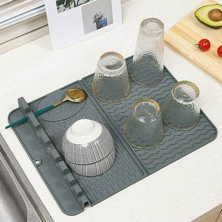 Square Dish Drying Mat Heat Resistant Dining Tableware Dishwasher Durable Cushion Pad Dinnerware Table Mat Placemat Grey
Square Dish Drying Mat Heat Resistant Dining Tableware Dishwasher Durable Cushion Pad Dinnerware Table Mat Placemat Grey