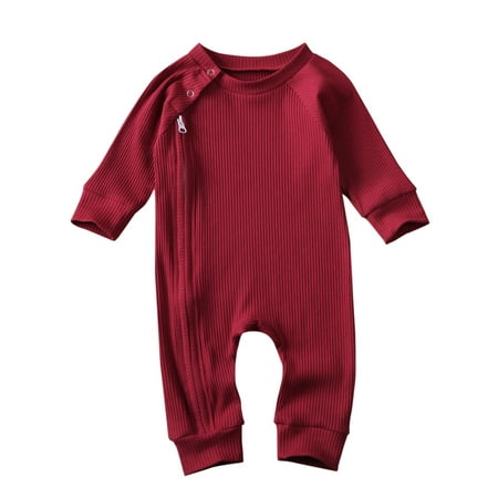 LisenraIn Infant Baby Girls Solid Romper Girls Long Sleeve Bodysuits Clothes
LisenraIn Infant Baby Girls Solid Romper Girls Long Sleeve Bodysuits Clothes