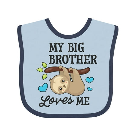 Inktastic My Big Brother Loves Me with Sloth and Hearts Gift Baby Boy or Baby Girl Bib
Inktastic My Big Brother Loves Me with Sloth and Hearts Gift Baby Boy or Baby Girl Bib