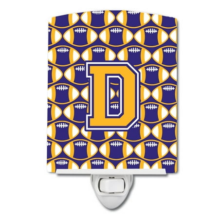 Caroline s Treasures CJ1064-DCNL Letter D Football Purple and Gold Ceramic Night Light 6x4x3 multicolor
Caroline s Treasures CJ1064-DCNL Letter D Football Purple and Gold Ceramic Night Light 6x4x3 multicolor
