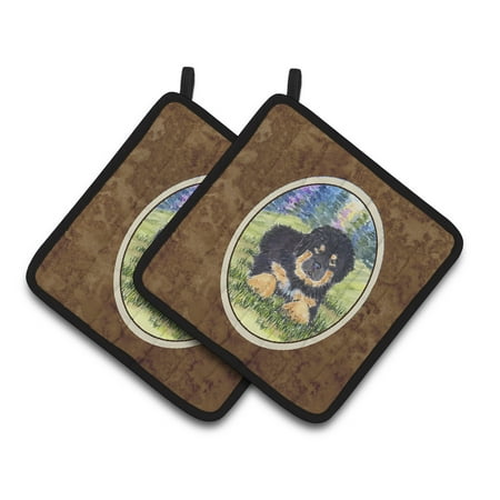 Carolines Treasures SS1037PTHD Tibetan Mastiff Pair of Pot Holders 7.5HX7.5W multicolor
Carolines Treasures SS1037PTHD Tibetan Mastiff Pair of Pot Holders 7.5HX7.5W multicolor