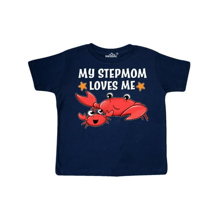 Inktastic My Stepmom Loves Me- cute crab family Gift Toddler Boy or Toddler Girl T-Shirt 
Inktastic My Stepmom Loves Me- cute crab family Gift Toddler Boy or Toddler Girl T-Shirt