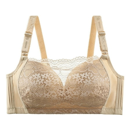 Wiueurtly Women s Spring And Summer Anti Glare Large Size Gathered To Against Sagging Without Steel Ring Bra
Wiueurtly Women s Spring And Summer Anti Glare Large Size Gathered To Against Sagging Without Steel Ring Bra