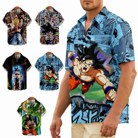 Teens Mens Anime Collared Button Down Tee Shirts Cosplay Party Clothing Apparel For Men
Teens Mens Anime Collared Button Down Tee Shirts Cosplay Party Clothing Apparel For Men