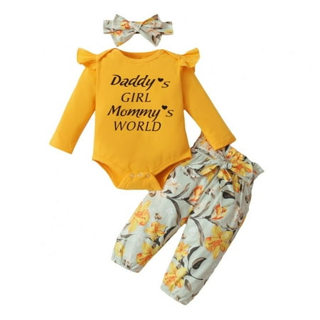3pcs Newborn Infant Girl Clothes Baby Outfits Ruffle Romper Floral Pants Cute Toddler Baby Girl Clothes
3pcs Newborn Infant Girl Clothes Baby Outfits Ruffle Romper Floral Pants Cute Toddler Baby Girl Clothes
