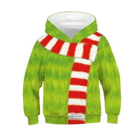 ZCFZJW Unisex Kids Baby Boys Girls Christmas Hoodie Funny Xmas Graphic Hooded Sweatshirts Cute Children Lightweight Pullover Tops Outwear Coat(Green 8-11 Years)
ZCFZJW Unisex Kids Baby Boys Girls Christmas Hoodie Funny Xmas Graphic Hooded Sweatshirts Cute Children Lightweight Pullover Tops Outwear Coat(Green 8-11 Years)