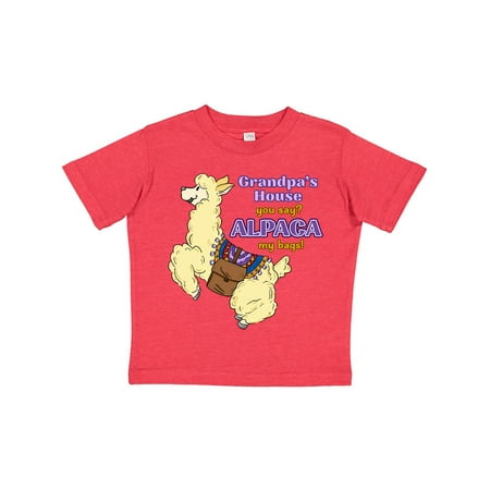Inktastic Cute Jumping Alpaca-Grandpa s House You Say ALPACA my bags! Gift Toddler Boy or Toddler Girl T-Shirt
Inktastic Cute Jumping Alpaca-Grandpa s House You Say ALPACA my bags! Gift Toddler Boy or Toddler Girl T-Shirt