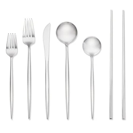 Hampton Forge Sfb90M28Bn Zephyr Mirror 28 Piece Chopsticks Set