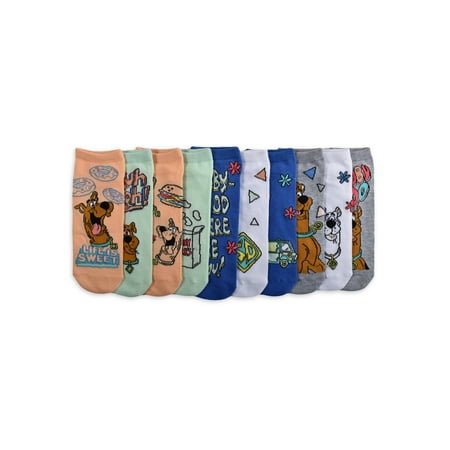 Scooby-Doo Warner Brothers Women s 10-Pack Low-Cut Socks (Shoe Size 4-10)