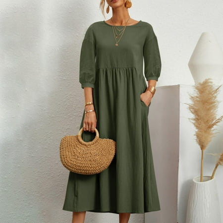 Frontwalk Nightdress for Womens Casual Loose Nightgown Summer Lounge Long Tshirt Dress Sleepwear Pajama Dress
Frontwalk Nightdress for Womens Casual Loose Nightgown Summer Lounge Long Tshirt Dress Sleepwear Pajama Dress